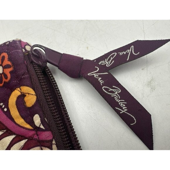 Vera Bradley Quilted Wallet Coin and Wallet Paisley Floral Purse - Picture 7 of 12